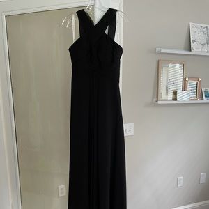 Black Azazie Sz 4 Bridesmaid Dress